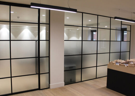 Banded glazing system